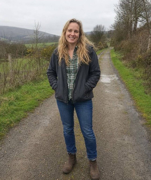 Me out on the lane near home on a grey afternoon